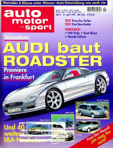 Deckblatt Auto Motor und Sport (09/1995)
